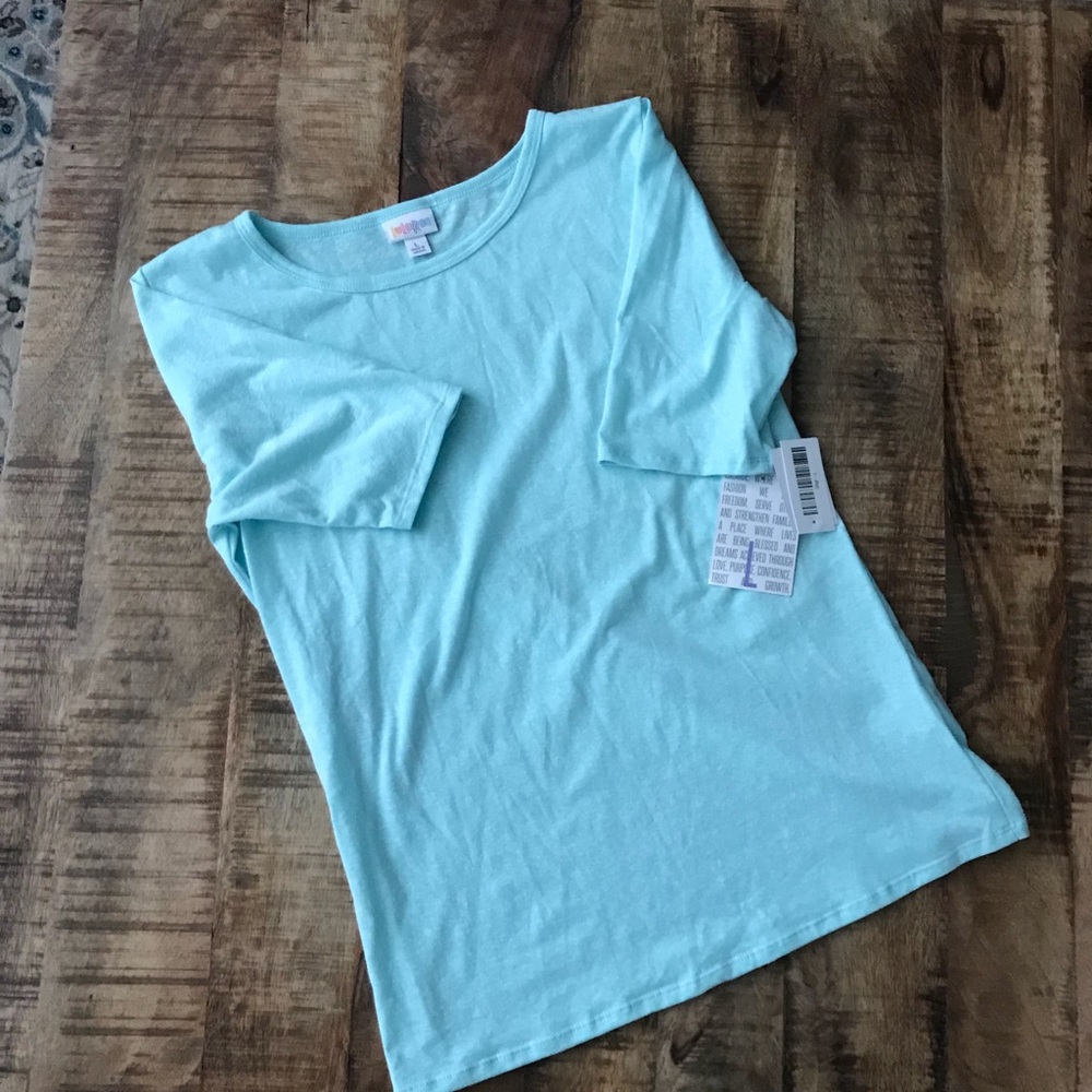 Lularoe light mint/ice blue Gigi Large